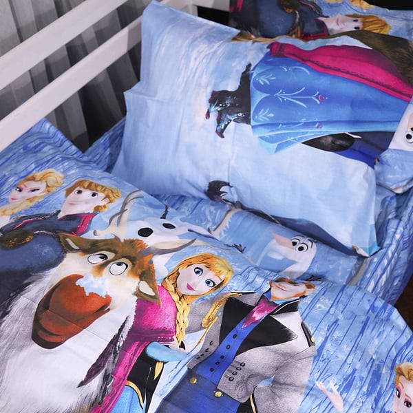 Фото - Комплект постільної білизни MirSon 143х210 см Kids Time 17-0894 Frozen Team Бязь (2200012392348)