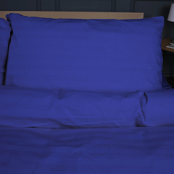 Фото - Комплект постельного белья MirSon 143 x 210 Ranforce Elite 17-0609 Stripe Blue Ранфорс (2200008055592)