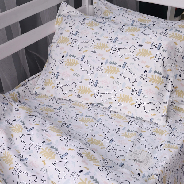 Фото - Комплект постільної білизни MirSon 175x210 см 011 Dino Фланель (2200009654602)