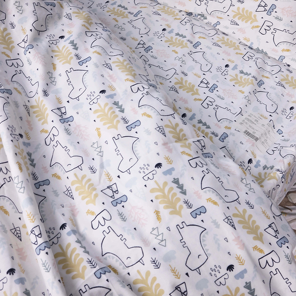 Фото - Комплект постільної білизни MirSon 175x210 см 011 Dino Фланель (2200009654602)