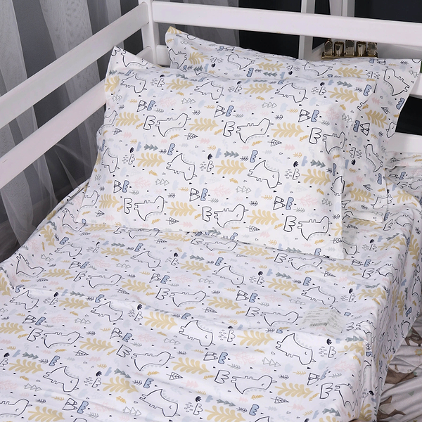 Фото - Комплект постільної білизни MirSon 175x210 см 011 Dino Фланель (2200009654602)