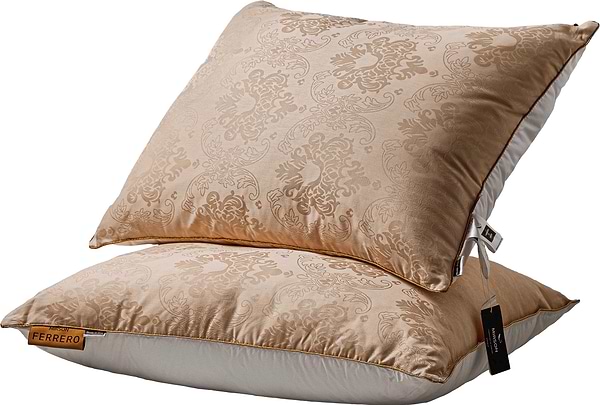 Фото - Подушка стандартна MirSon №15-09 Ferrero Gold 50x70 см (2200011164144)