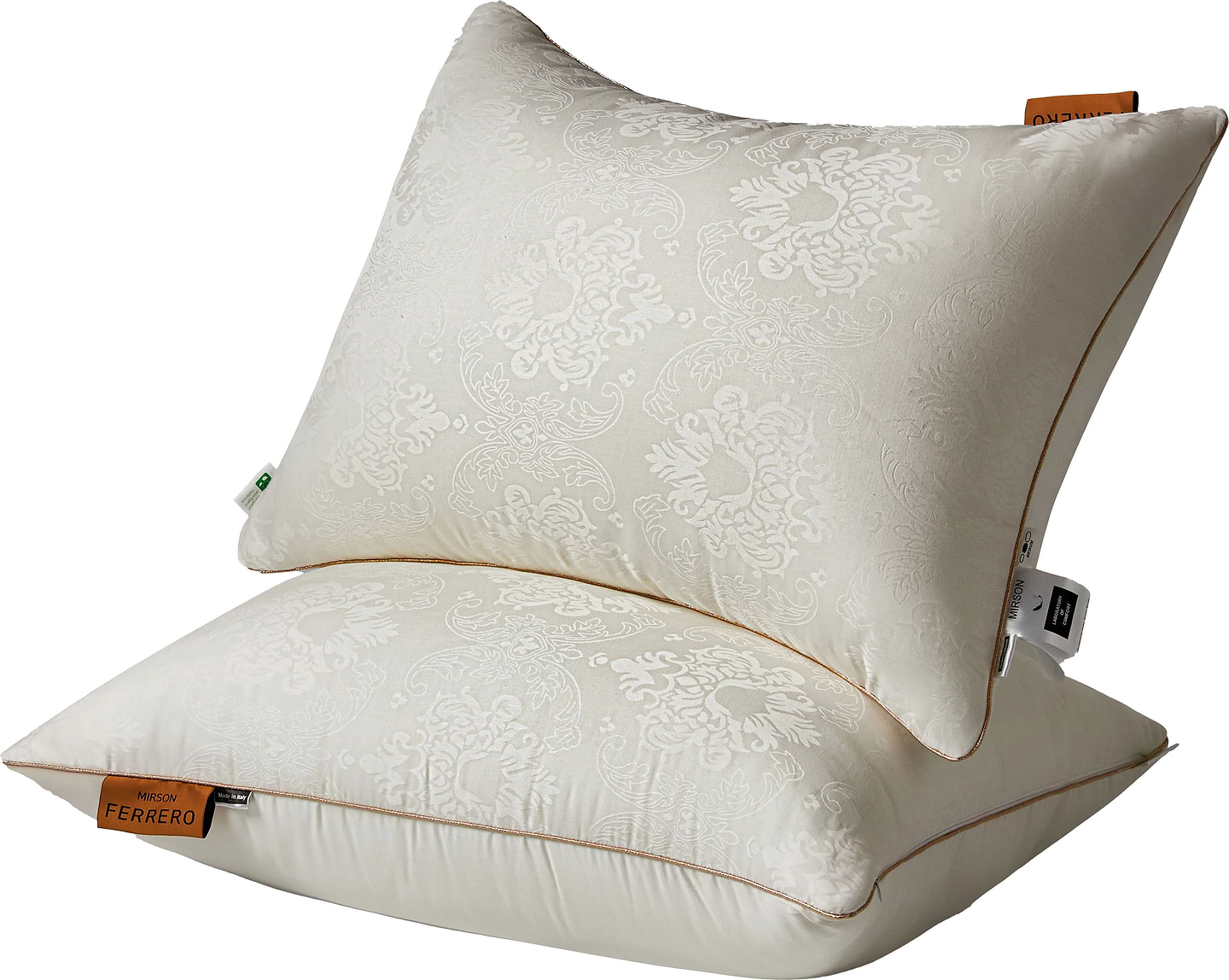 Подушка стандартна MirSon №15-68 Ferrero Bamboo Vanilla середня 70х70 (2200011166650)