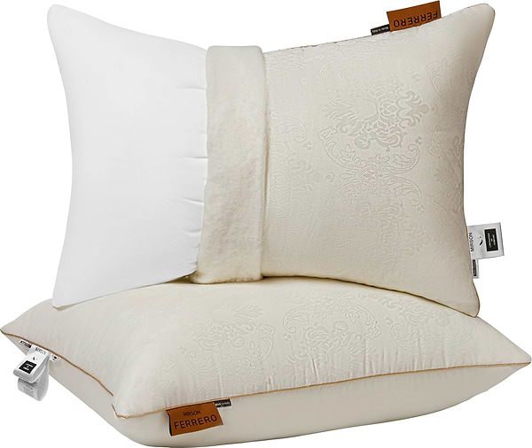 Фото - Подушка стандартна MirSon №15-49 Ferrero Тенсель (MODAL) Vanilla 50х70 см (2200011165882)
