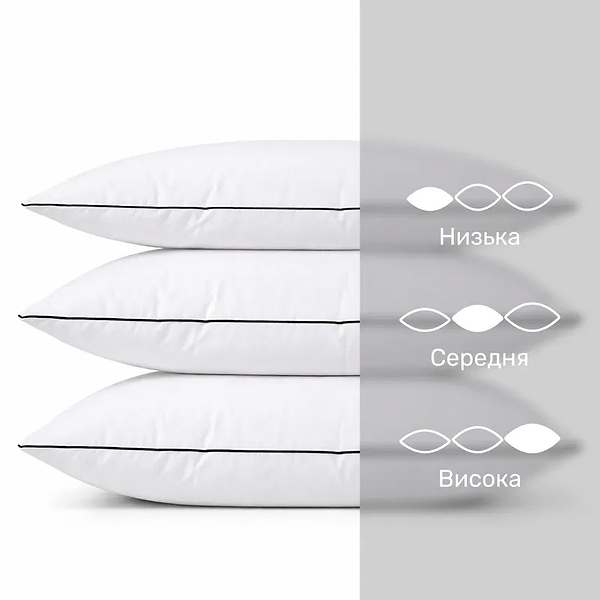 Фото - Подушка стандартная MirSon №1539 Royal Light Memory effekt 60х60 см (2200005064177)