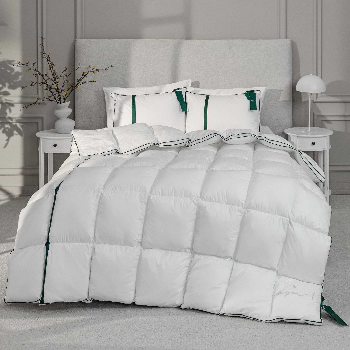 Ковдра літня двоспальна євро MirSon King Size 220х240 100% пух Imperial Style (2200007209323)