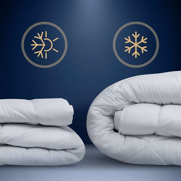 Фото - Ковдра всесезонна двоспальна MirSon №1654 Eco Light White 172x205 см (2200002652551)