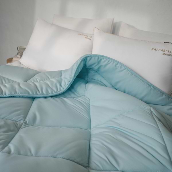 Фото - Одеяло всесезонное двуспальное MirSon №1655 Eco Light Blue 172x205 см (2200002652605)