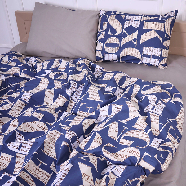 Фото - Комплект постільної білизни MirSon Бязь 17-0011 Fausta 143х210 (2200001383371)