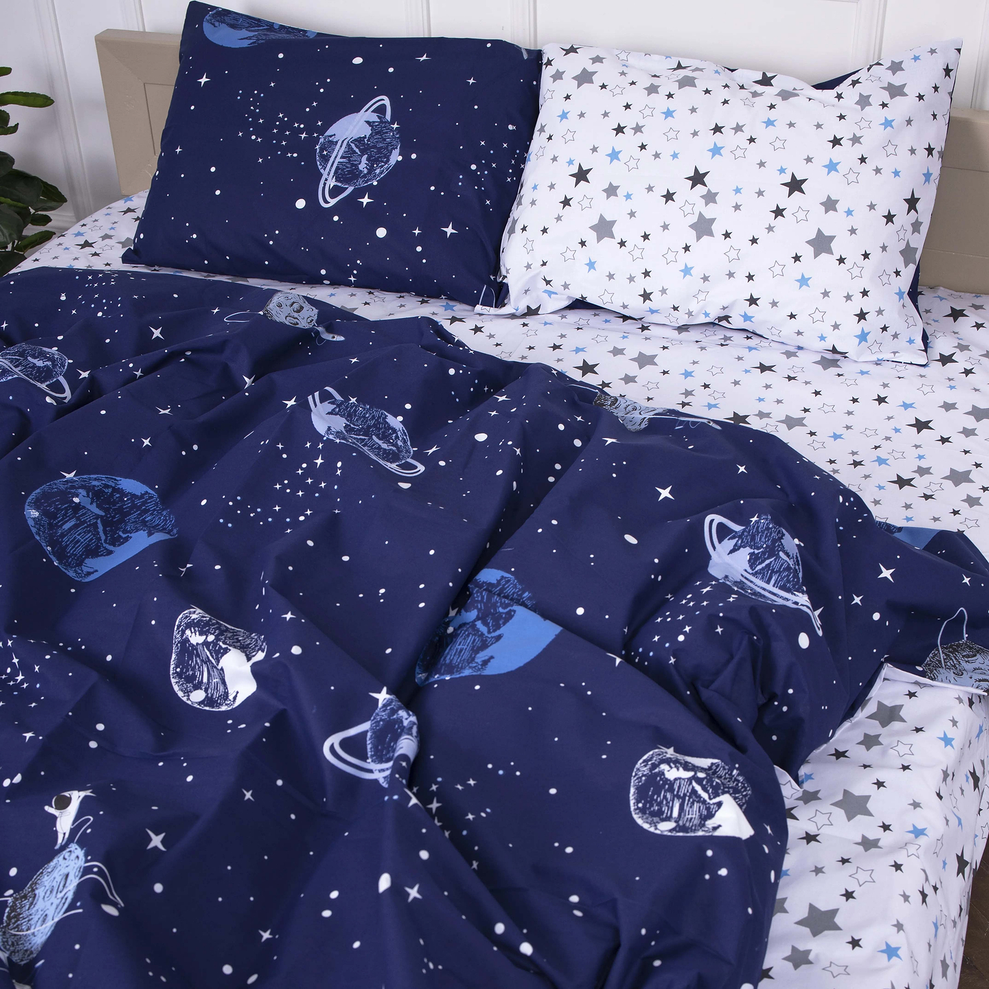 Комплект постельного белья MirSon Бязь 17-0014 Graciana 143х210 (2200001383401)