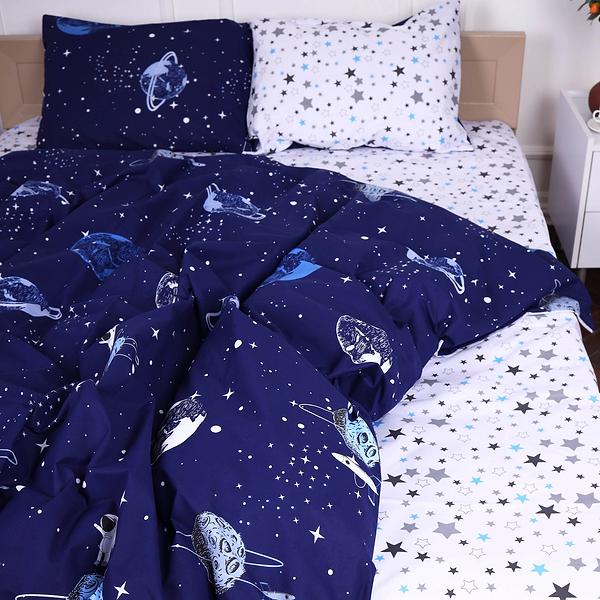 Фото - Комплект постільної білизни MirSon Бязь 17-0014 Graciana 143х210 (2200001383401)