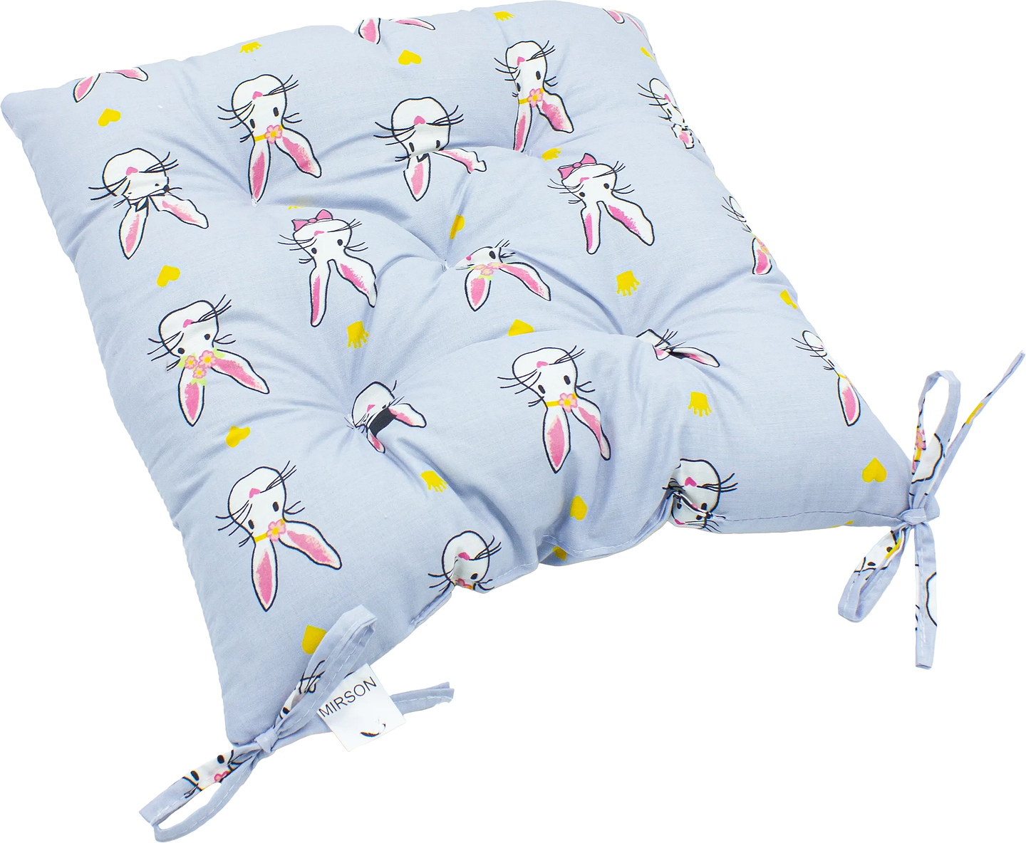 Подушка для стільця MirSon Бязь Принт 17-0527 Bunnies 40х50 см (2200006276821)