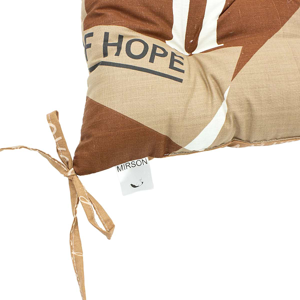 Фото - Подушка для стільця MirSon Бязь Принт 17-0534 Patsy 50х50 см (2200006276913)