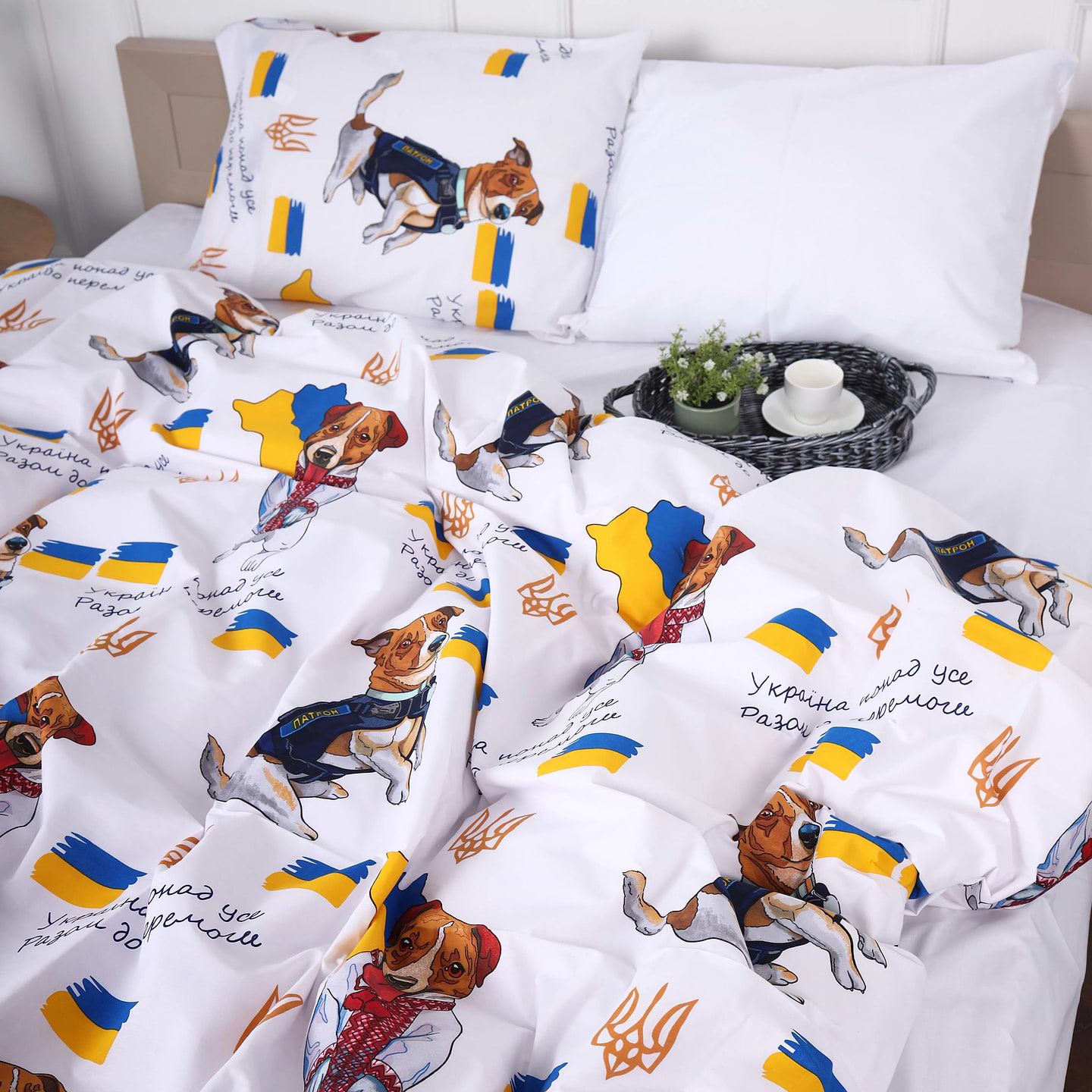 Комплект постельного белья MirSon Бязь 17-0595 Пес Патрон 175х210 см (2200007757251)