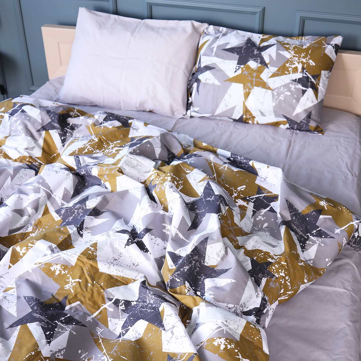 Комплект постельного белья MirSon Бязь 17-0708 Smoky Starlight 175х210 см (2200010617986)