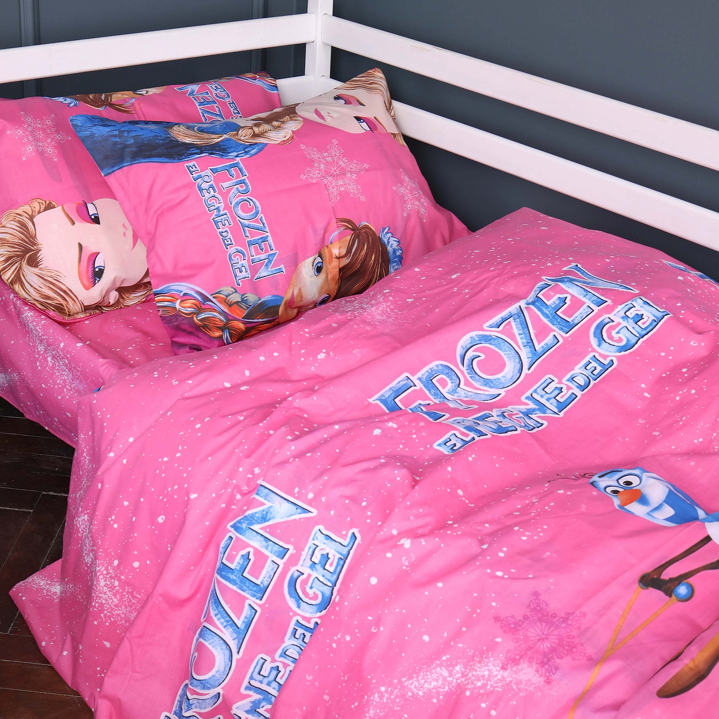 Комплект постельного белья MirSon Бязь 17-0805 Disney Frozen 175х210 см (2200011448053)