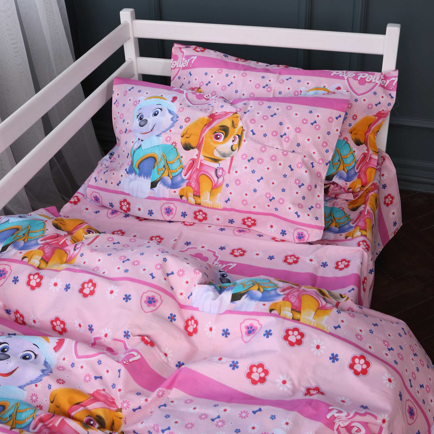 Комплект постельного белья MirSon Бязь 17-0860 Paw Patrol Girl Edition 175х210 см (2200011859859)