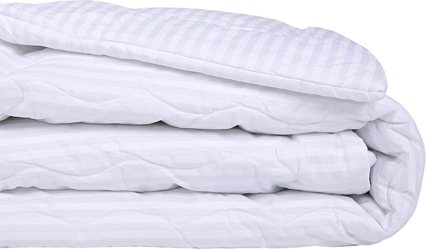 Фото - Одеяло демисезонное полуторное MirSon Шелковая №194 Сolor Fun Line 17-0605 Stripe White Silk 155х215 см +нав 2 шт. (2200010860382)