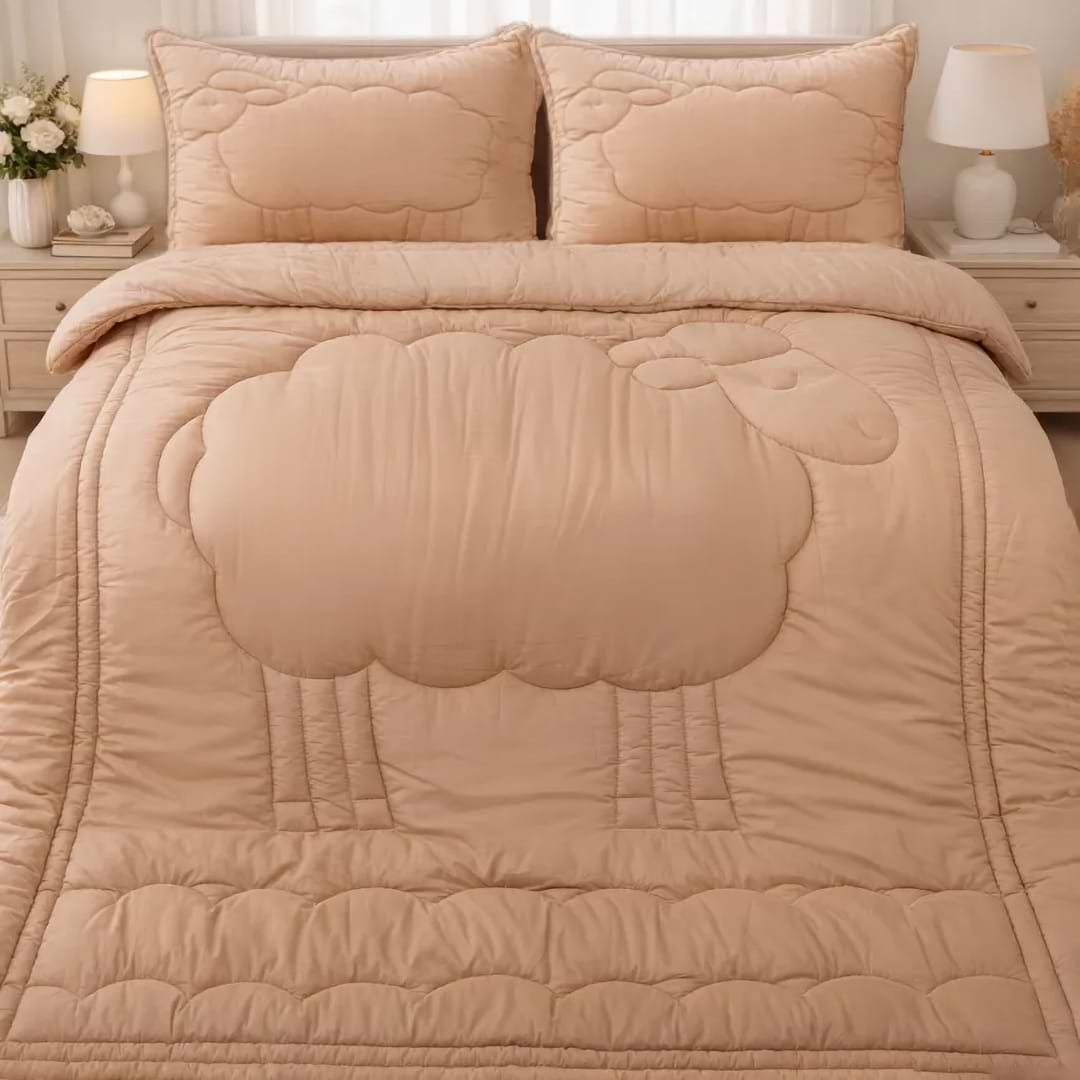 Ковдра літня двоспальна євро MirSon Wool №518 Marzello Collection 220х240 (2200012214329)