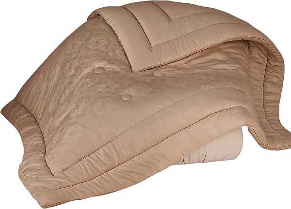 Фото - Ковдра зимова двоспальна євро MirSon King Size 220х240 см Вовна №1562 Ferrero Gold (2200011174877)