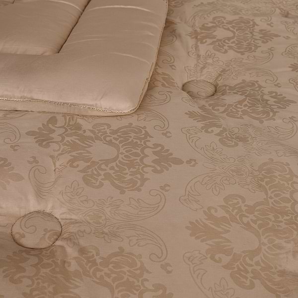 Фото - Ковдра зимова двоспальна євро MirSon King Size 220х240 см Вовна №1562 Ferrero Gold (2200011174877)