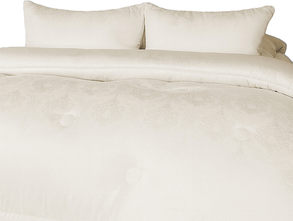 Фото - Одеяло зимнее двуспальное евро MirSon King Size 220x240 см Эвкалипт №1577 Ferrero Vanilla (2200011173894)