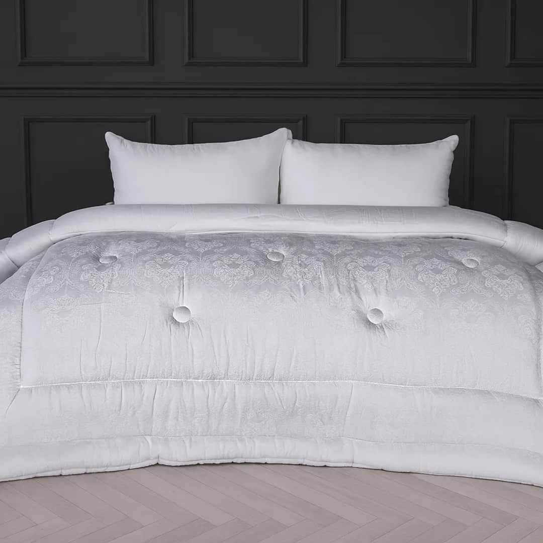 Ковдра зимова двоспальна MirSon Tencel (Modal) №1538 Ferrero White 172x205 см (2200011171739)