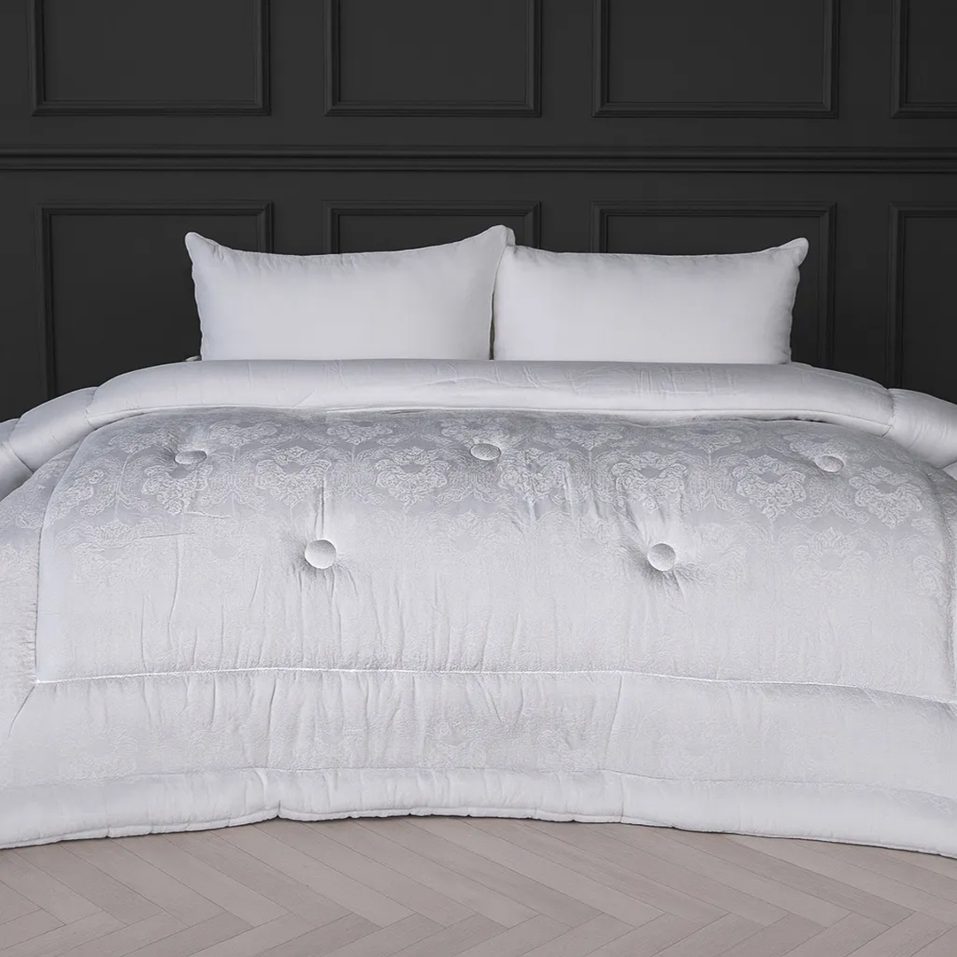 Одеяло демисезонное двуспальное евро MirSon Eco-Soft №1546 Ferrero White 220x240 см (2200011171302)