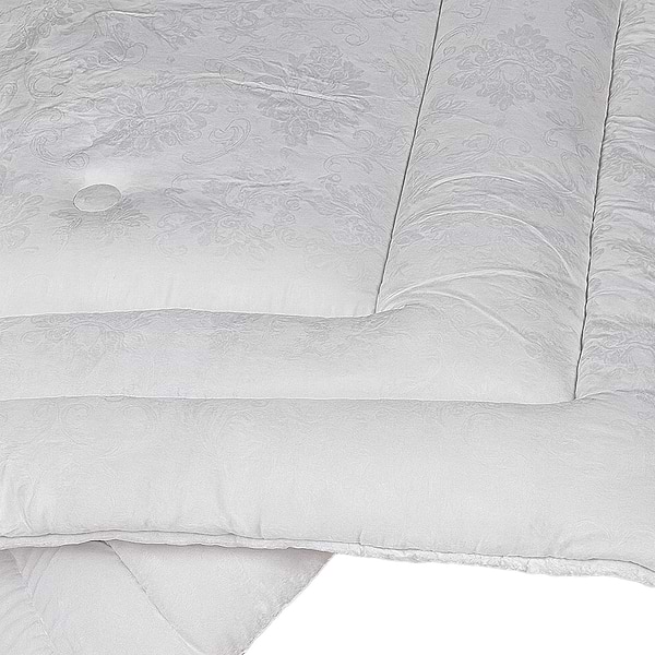 Фото - Ковдра зимова полуторна MirSon 155x215 см Евкаліпт №1574 Ferrero White (2200011173818)