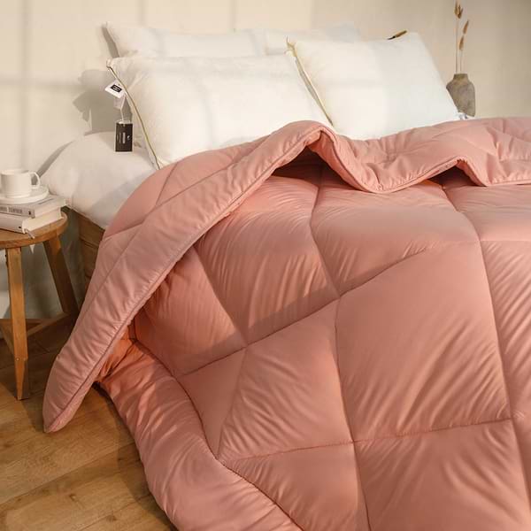 Фото - Ковдра всесезонна двоспальна євро MirSon Тенсель №1732 Eco Light Coral 200x220 см (2200003710205)