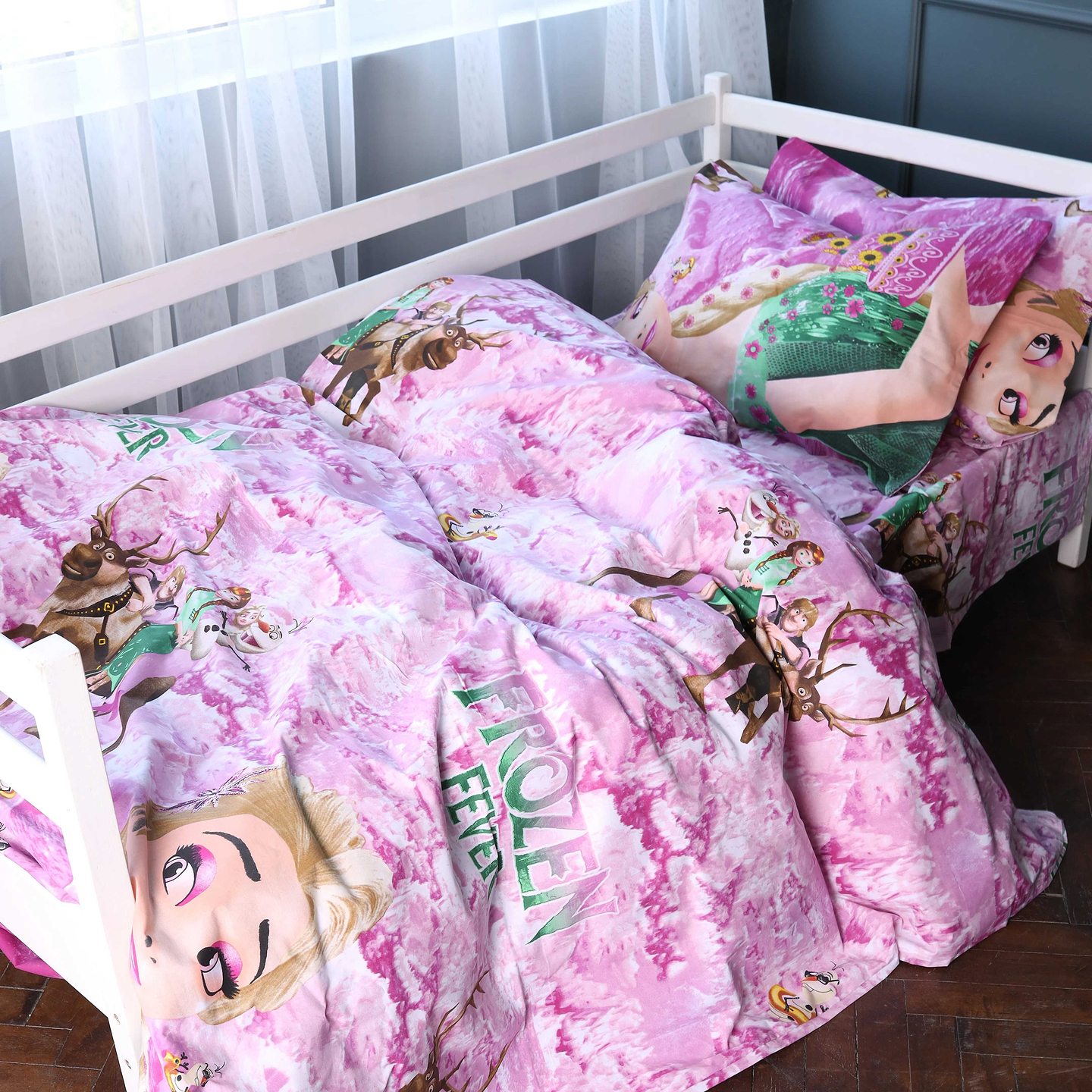 Комплект постельного белья MirSon 175x210 см 17-0791 Frozen pink Бязь (2200011426051)