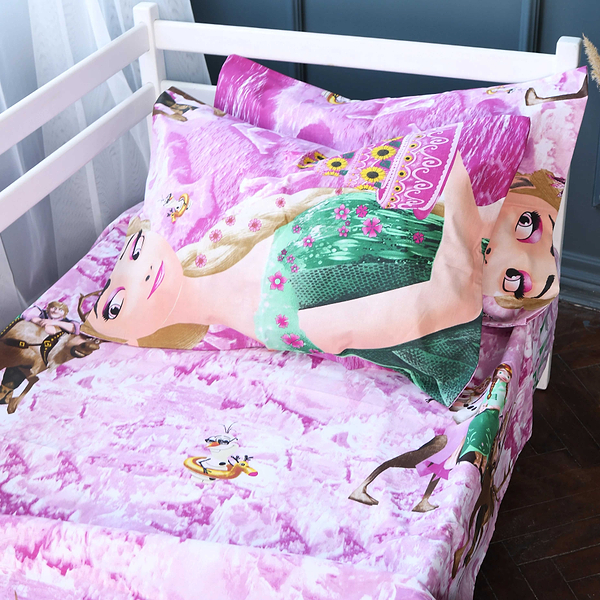 Фото - Комплект постільної білизни MirSon 143x210 см 17-0791 Frozen pink Ranforce Elite (2200011426297)