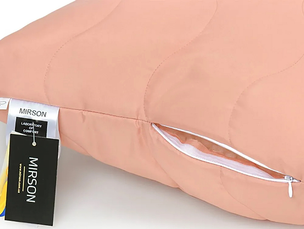 Фото - Подушка стандартная MirSon шерстяная №1770 Eco Light Coral средняя 50х70 см (2200003709919)