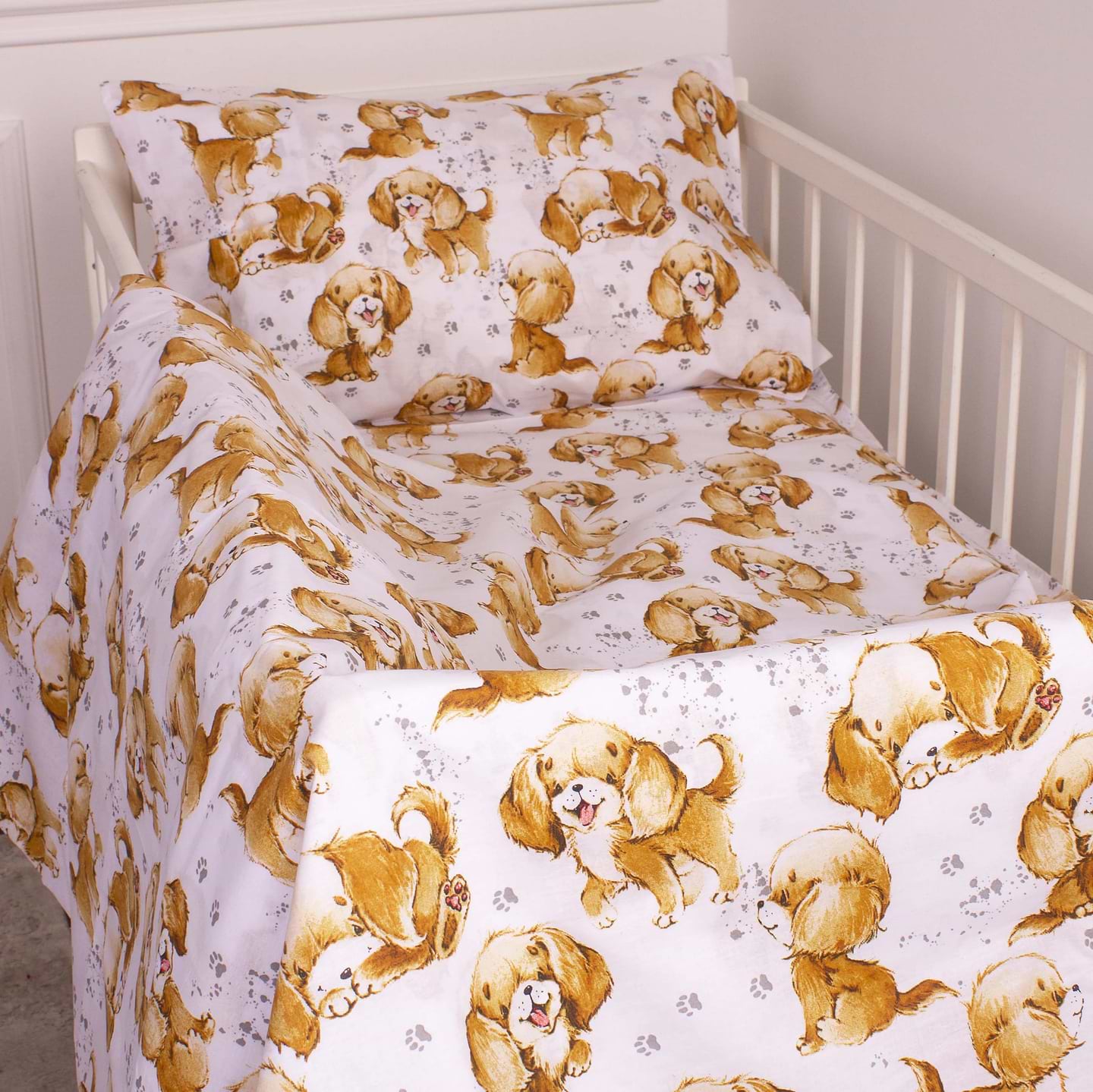 Комплект постельного белья MirSon Бязь 20-0020 Red dogs 175х210 (2200010264227)