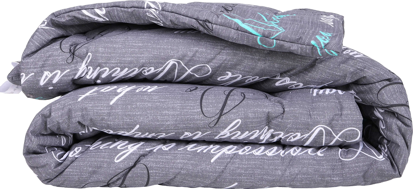 Ковдра літня двоспальна євро MirSon антиалергенна №199 Сolor Fun Line 17-0003 Tulio Eco-Soft 220х240 + нав. 2 шт. (2200010854503)