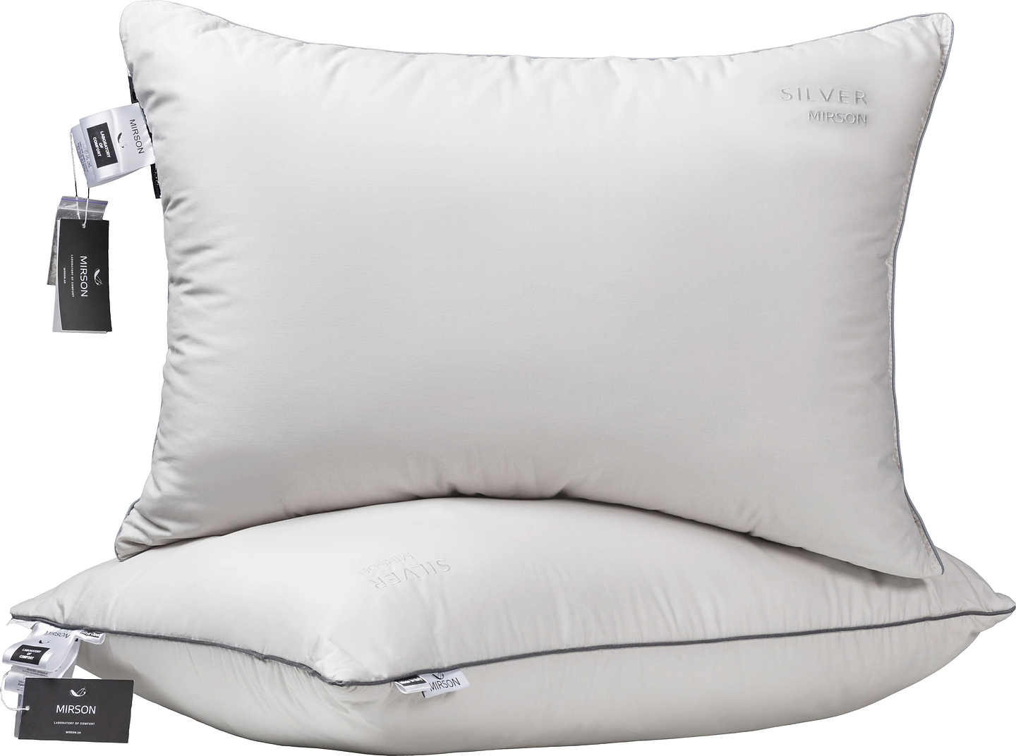 Подушка стандартна MirSon №206 Silver Cloud 50x70 см (2200009348891)