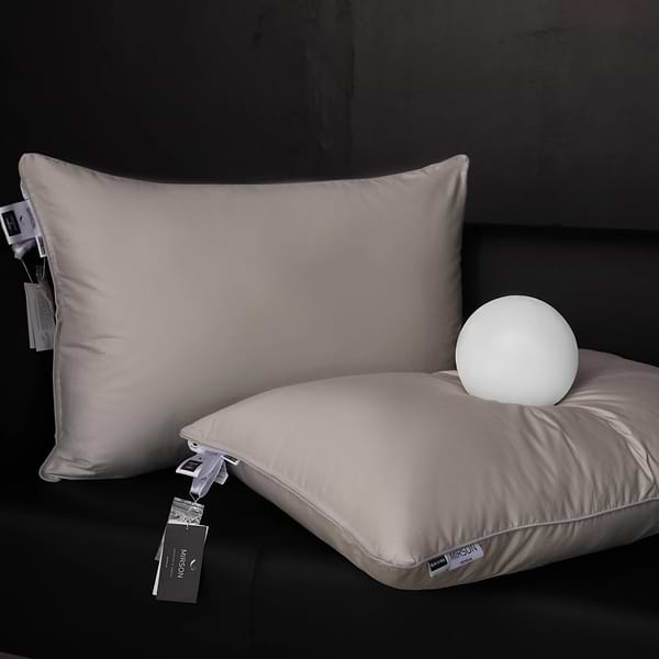 Фото - Подушка стандартна MirSon №1000 "Silver Cloud" memory effekt низька 70х70 (2200010361865)