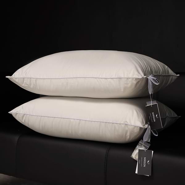 Фото - Подушка стандартна MirSon №1000 "Silver Cloud" memory effekt низька 70х70 (2200010361865)