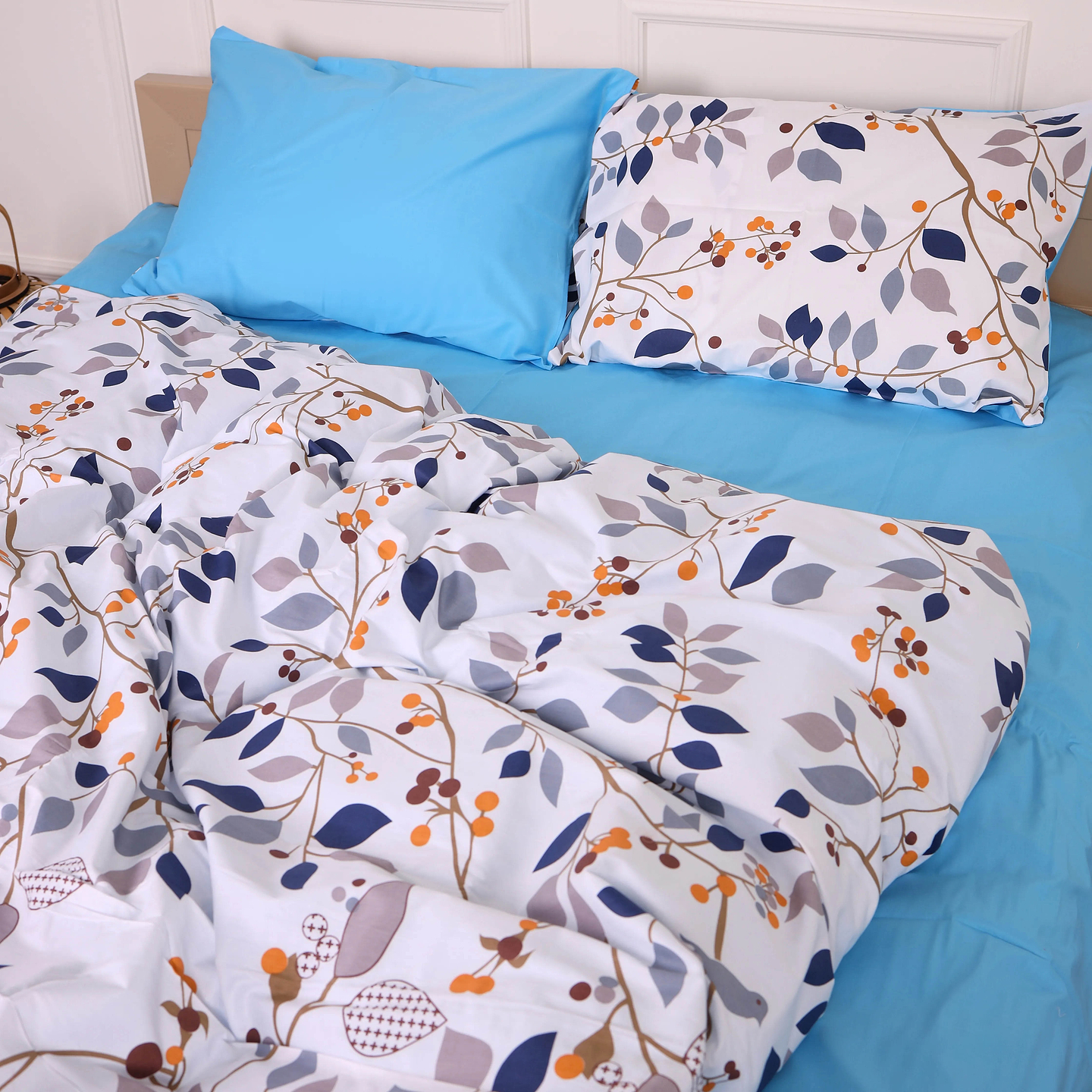 Комплект постільної білизни MirSon Сатин 22-1340 Wendy 175х210 см (2200006380429)