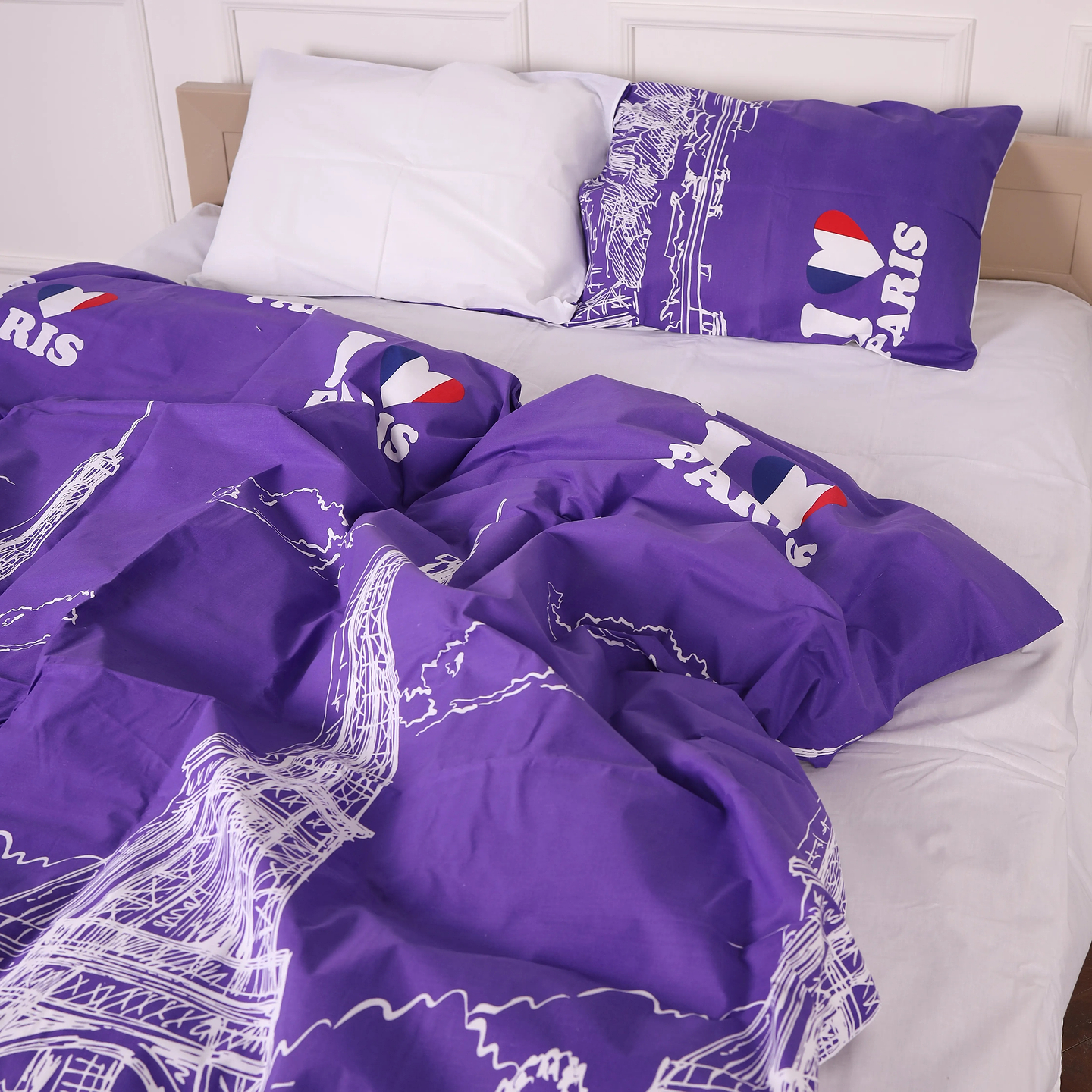 Комплект постільної білизни MirSon King Size Бязь 19-0426 Fucsia 220х240 (2200001171992)