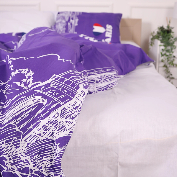 Фото - Комплект постельного белья MirSon King Size Бязь 19-0426 Fucsia 220х240 (2200001171992)