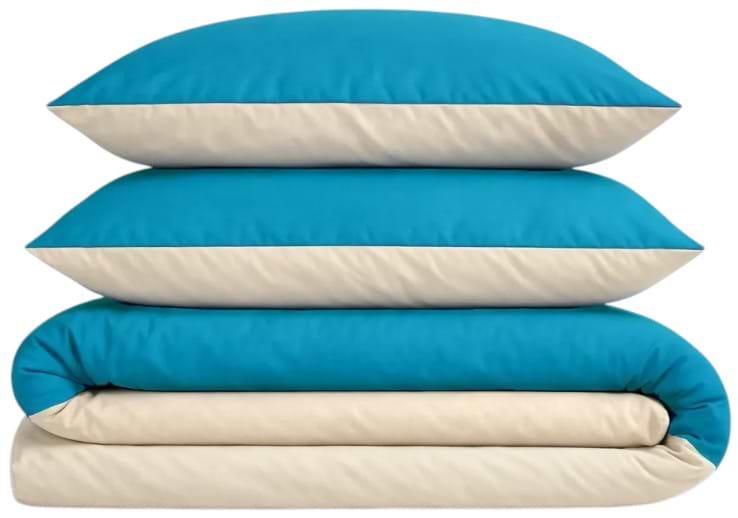 Комплект постільної білизни MirSon King Size Бязь Camillo (12-0712 + 17-4735) 220х240 (2200001172159)