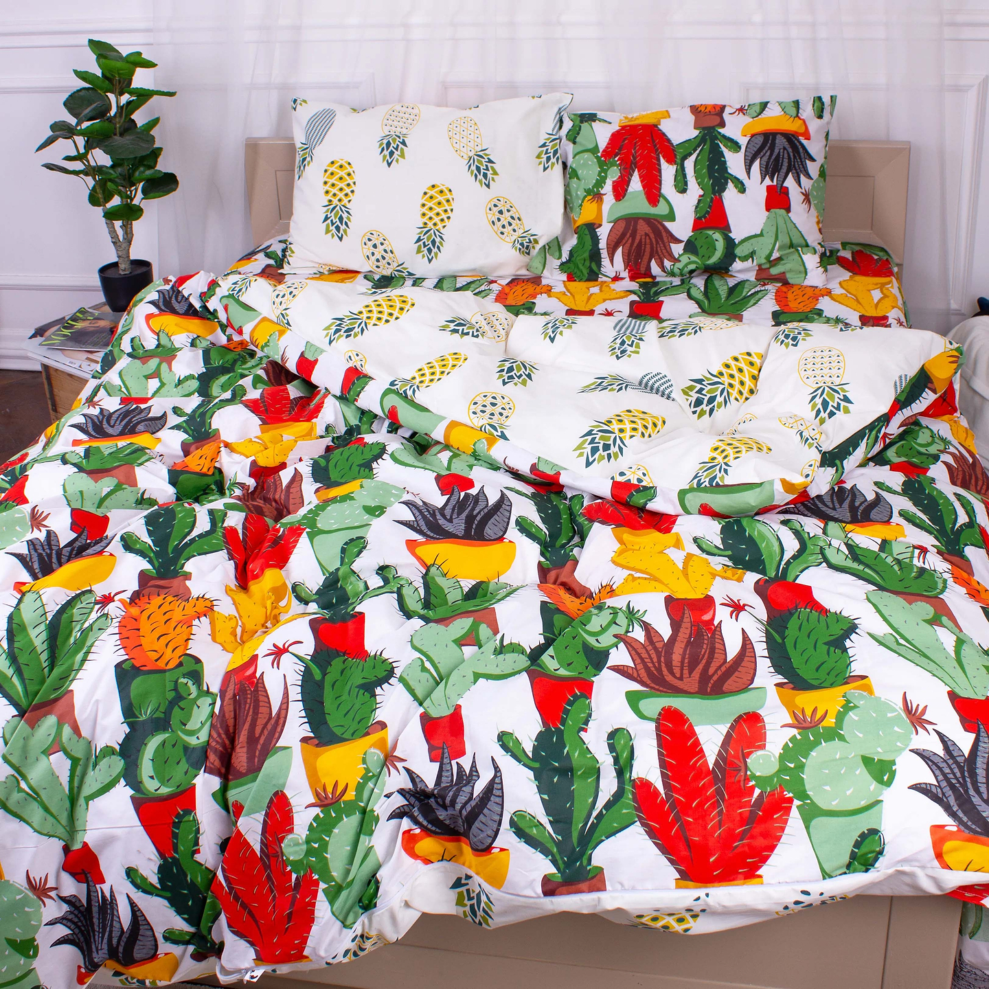 Комплект постільної білизни MirSon Бязь 17-0242 Salyut 200x220 см (2200001950405)