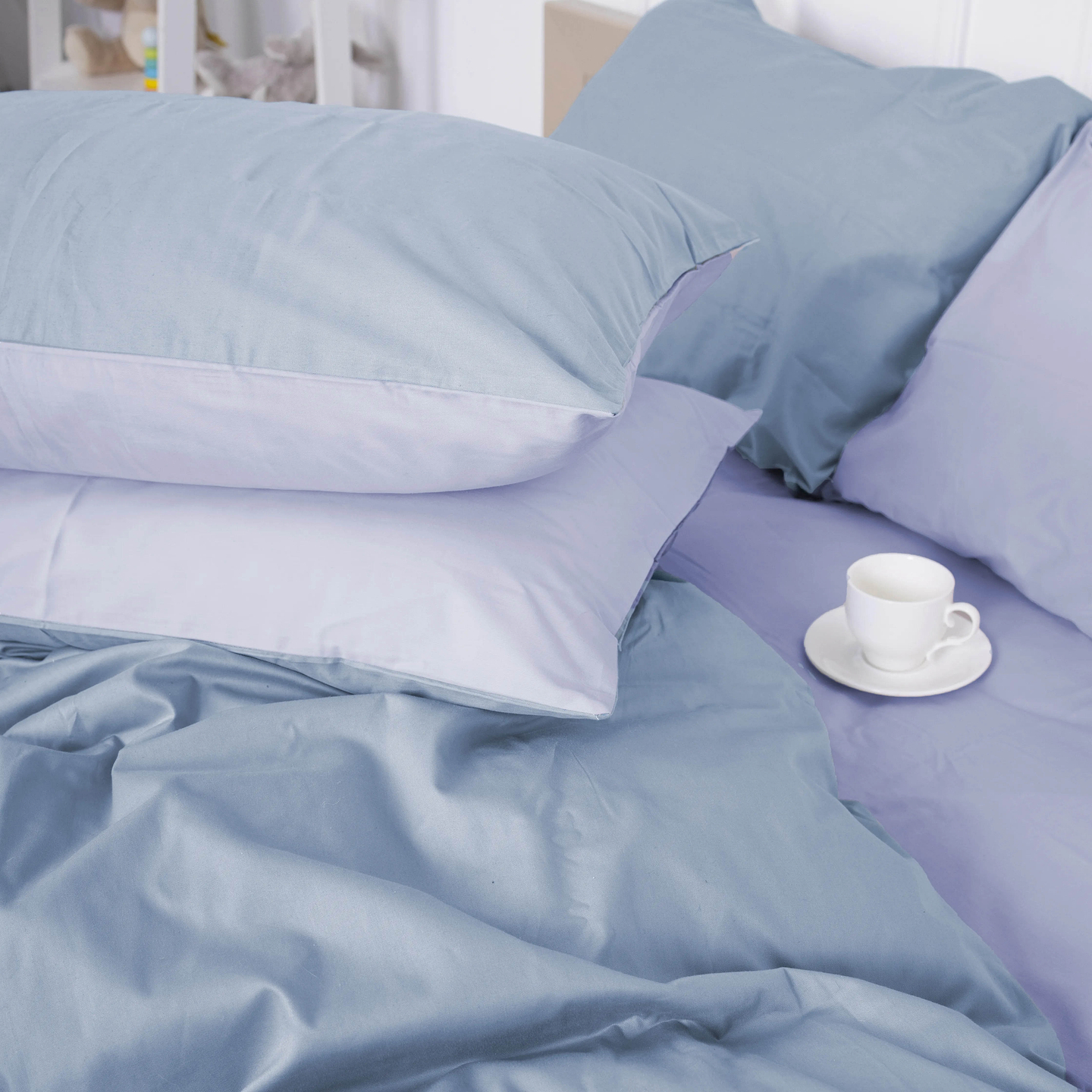 Комплект постельного белья MirSon Сатин 0843 +0842 George Двухспальный (2200002028288)