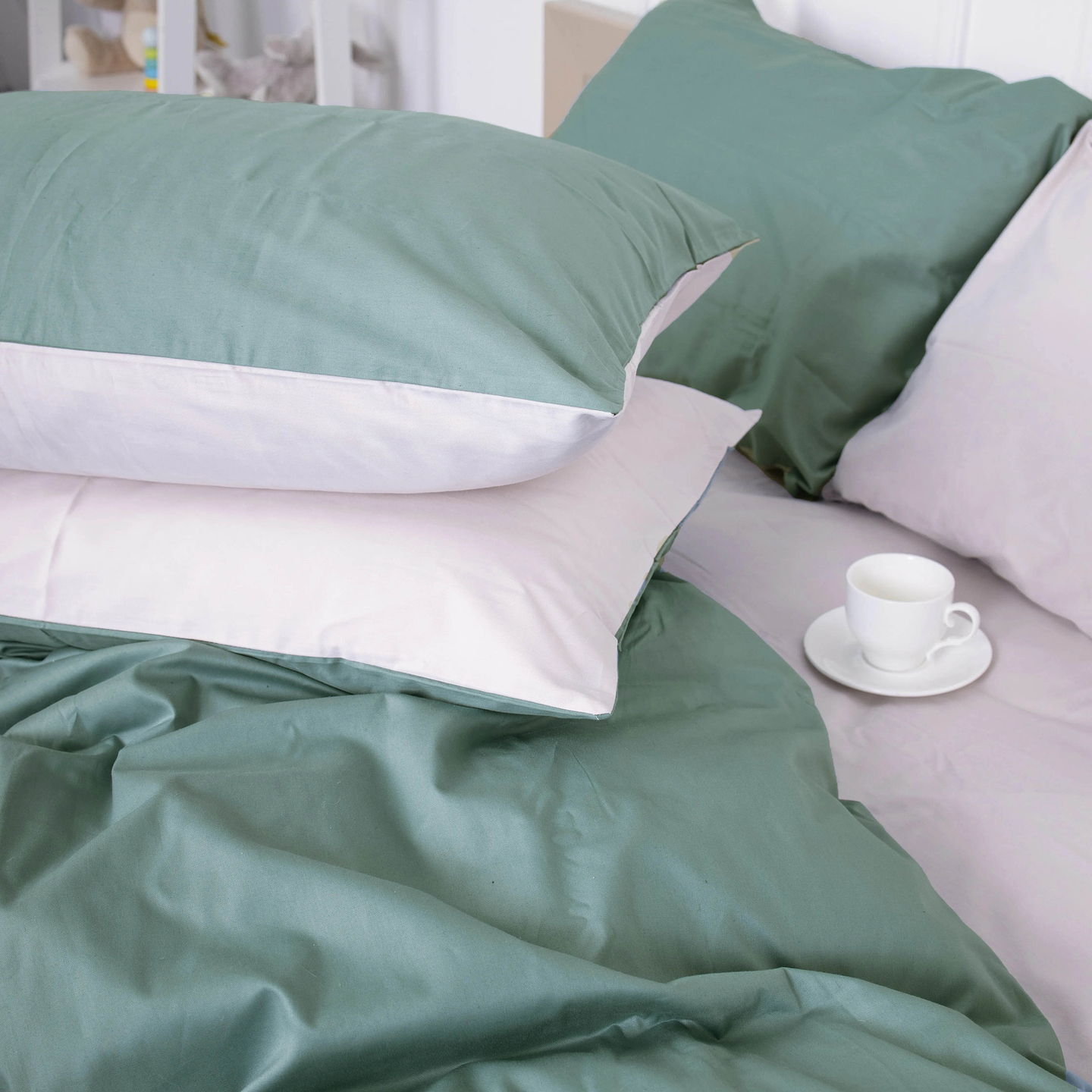 Комплект постельного белья MirSon Сатин 0844 +0841 James Двухспальный (2200002028486)