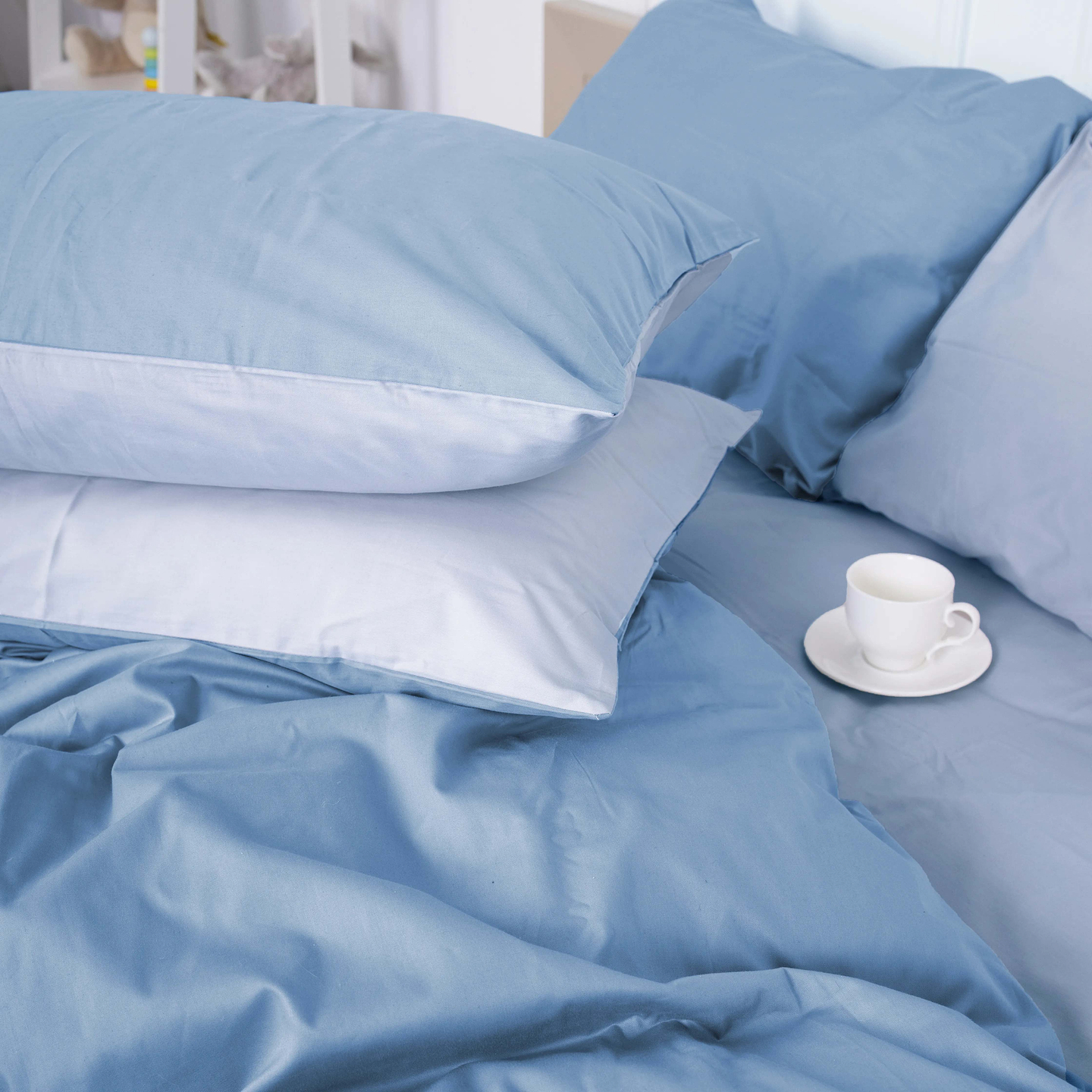 Комплект постельного белья MirSon Сатин 0845 +0842 Steven Двухспальный (2200002029681)