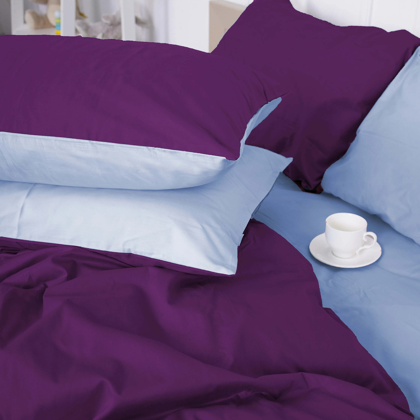 Комплект постельного белья MirSon Сатин 0845 +0846 Beatrice Двухспальный (2200002030083)