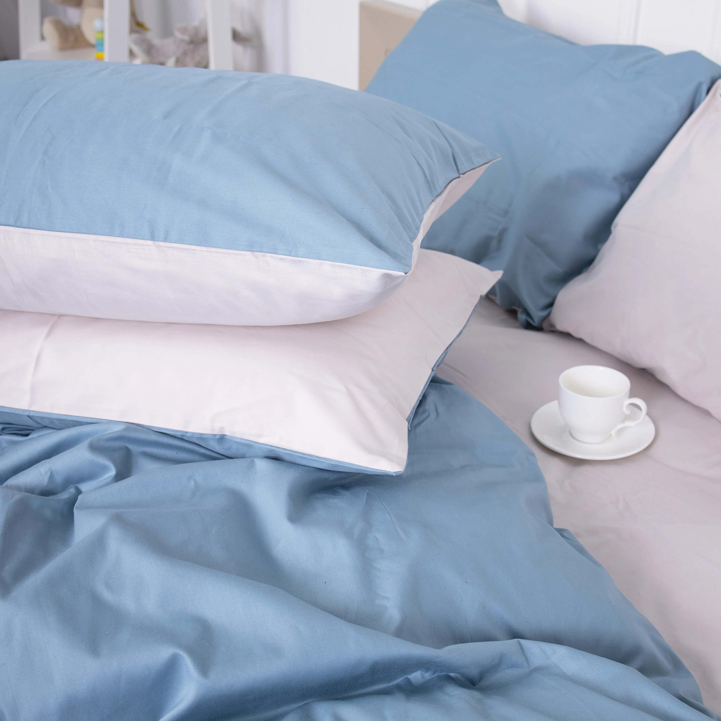 Комплект постельного белья MirSon Сатин 0845 +0841 Jennifer Двухспальный (2200002030489)