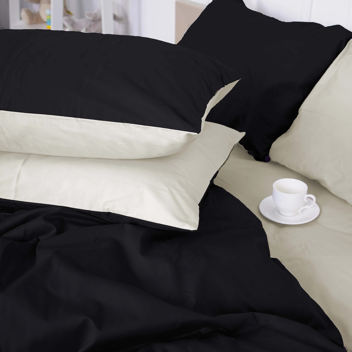 Комплект постельного белья MirSon Сатин 0848 +0840 Roger Двуспальный (2200002032285)