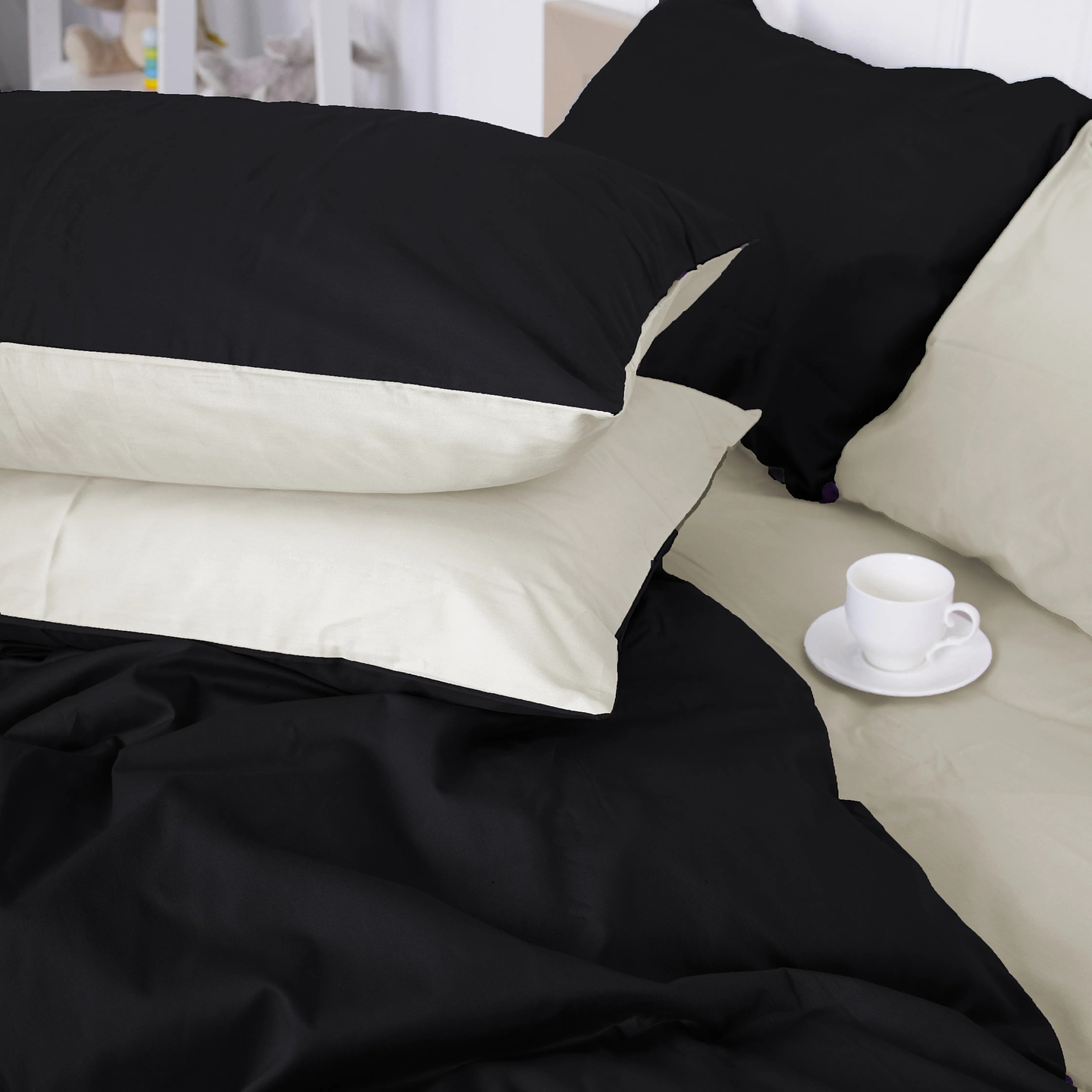 Комплект постельного белья MirSon Сатин 0848 + 0840 Roger Семейный (2200002032308)